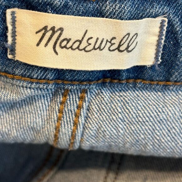 Madewell Classic Straight Jeans, Corrie Wash Step-Hem size 23 - Picture 3 of 6